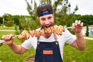 poulet à prévoir pour une brochette