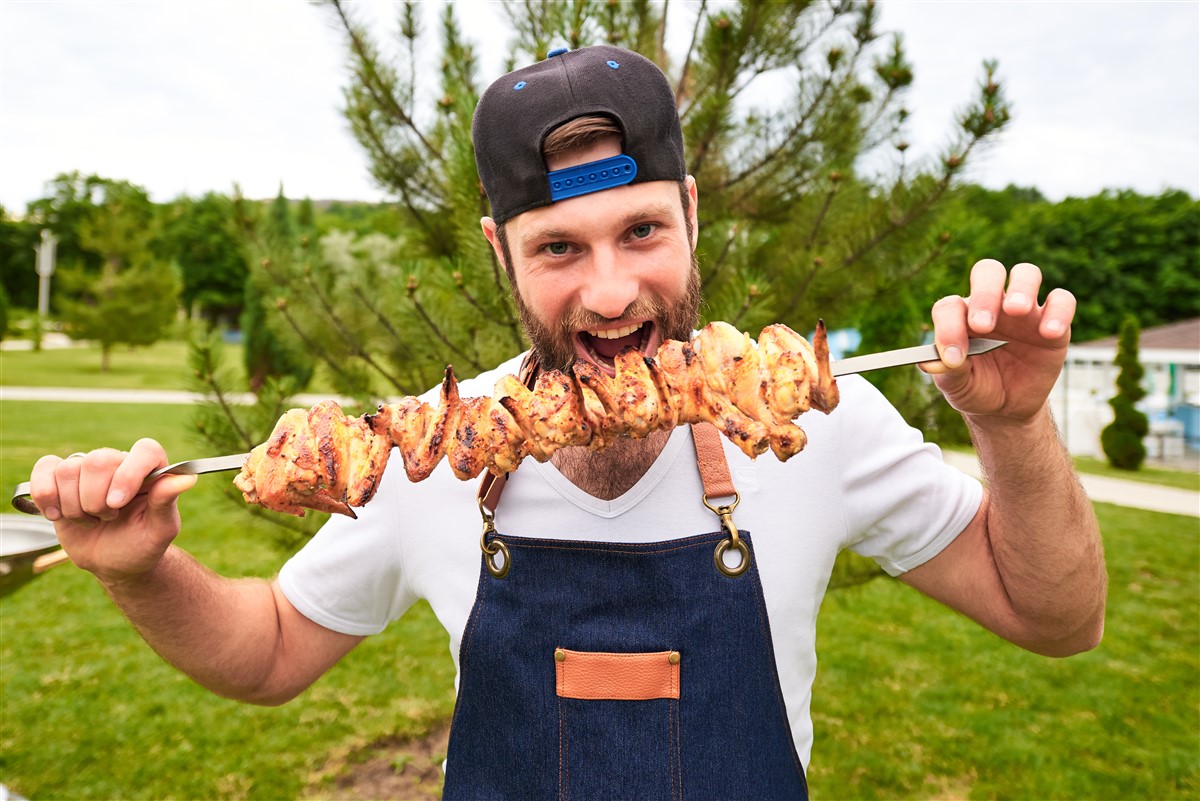 poulet à prévoir pour une brochette