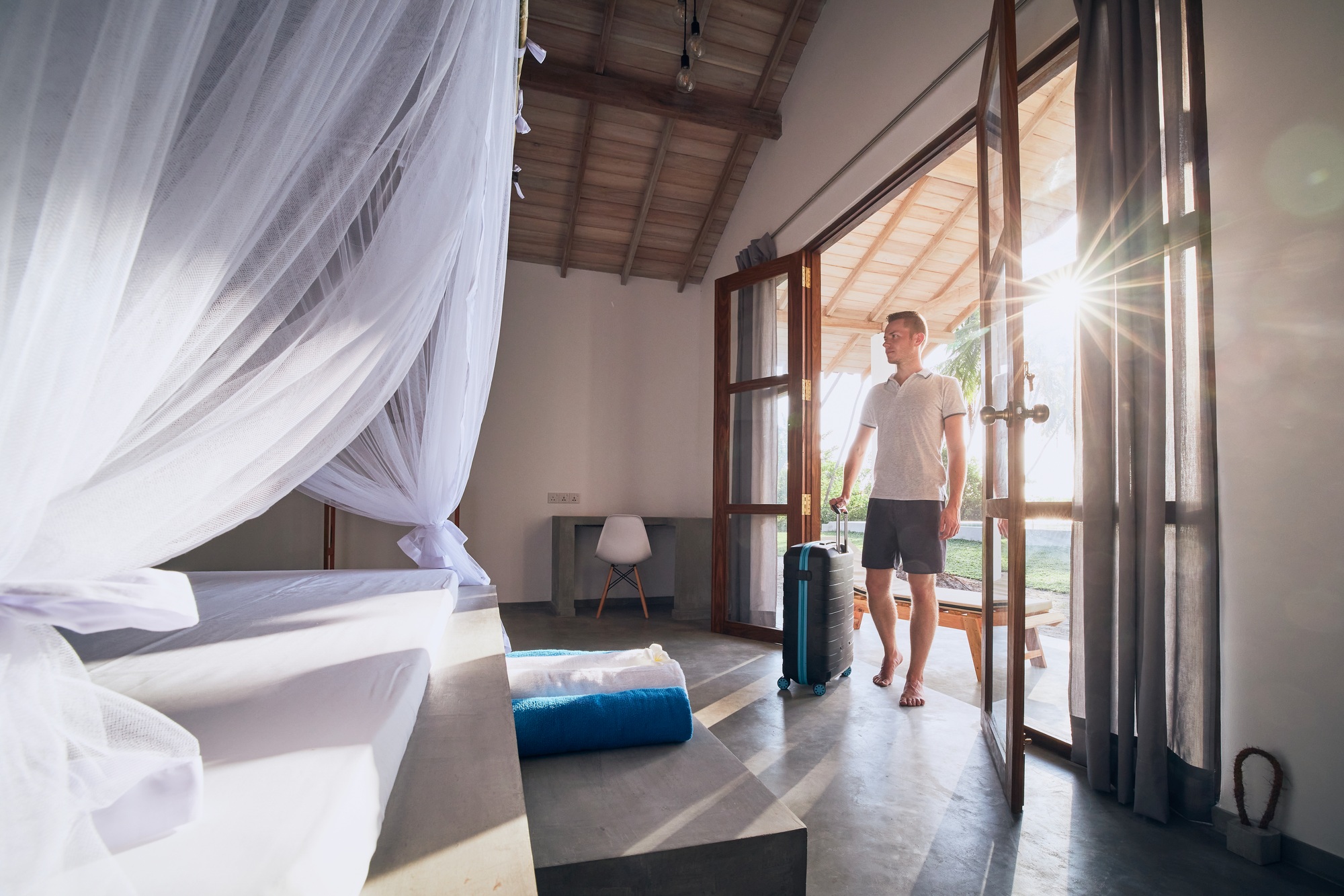 Luxury accommodation in tropical destination