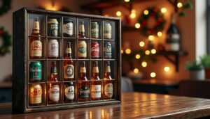 découvrez notre calendrier de l'avent à thème bière, une façon originale de patienter jusqu'à noël. chaque jour, savourez une sélection artisanale de bières uniques qui éveilleront vos papilles et calmeront vos envies. idéal pour les amateurs de bière, ce calendrier apporte une touche festive et gourmande à votre saison des fêtes.