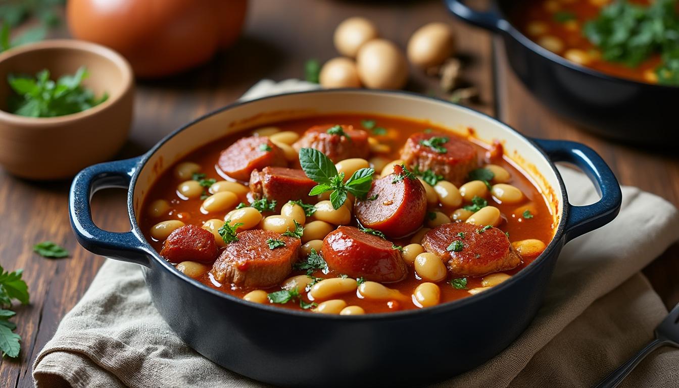 découvrez les secrets de la préparation d'un cassoulet authentique de cyril lignac, une recette savoureuse qui impressionnera vos invités. suivez nos conseils pour allier tradition et modernité dans ce plat convivial emblématique de la gastronomie française.