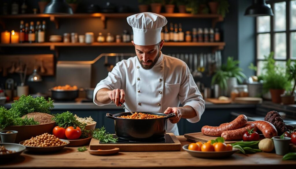 découvrez la recette authentique du cassoulet de cyril lignac, un plat français réconfortant qui impressionnera vos invités. suivez nos conseils détaillés pour maîtriser ce classique de la gastronomie, et régalez vos convives avec une explosion de saveurs traditionnelles.