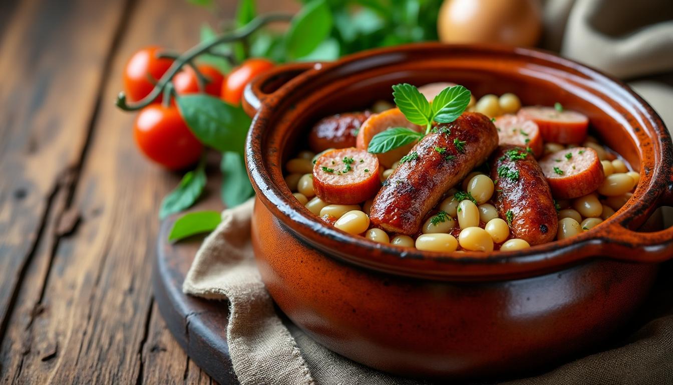 découvrez le meilleur cassoulet frais en vente en ligne : une recette authentique, préparée avec des ingrédients de qualité, alliant la richesse de la tradition culinaire du sud-ouest et la modernité d'une livraison rapide à domicile.