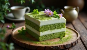découvrez le sponge cake au matcha, une pâtisserie moelleuse qui marie subtilement la tradition japonaise et la modernité culinaire. idéal pour surprendre vos papilles lors d'une pause gourmande.