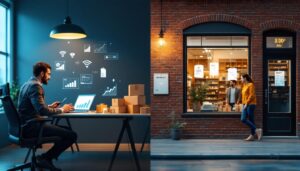 découvrez les nombreux avantages de créer votre entreprise en ligne comparé à ouvrir un magasin physique, tels que des coûts réduits, une portée plus large et une flexibilité accrue.
