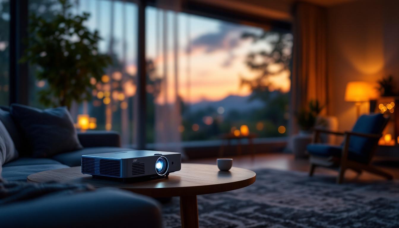 découvrez comment un vidéoprojecteur acer portable transforme vos soirées cinéma à domicile grâce à sa qualité d'image exceptionnelle, sa simplicité d'installation et sa grande mobilité.