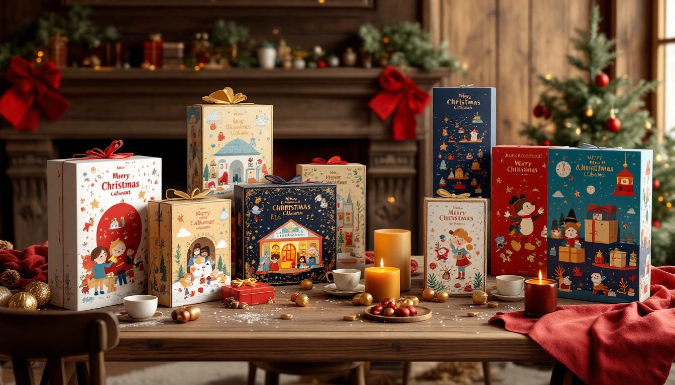 découvrez notre sélection des 10 meilleurs calendriers de l'avent pour enfants et adultes, alliant surprises et moments de joie tout au long du mois de décembre.