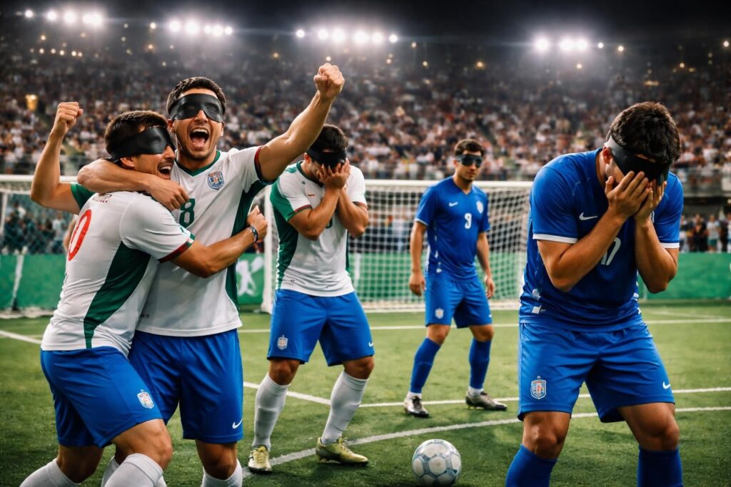 découvrez le résumé intense de la finale de cecifoot aux jo, où les émotions oscillent entre joie triomphante et déception poignante.