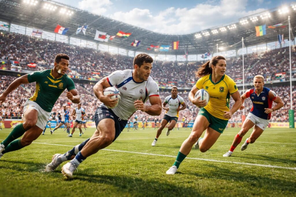 découvrez la programmation complète du tournoi de rugby à sept aux jeux olympiques d'été et préparez-vous à suivre chaque match pour ne rien manquer de cet événement sportif incontournable.