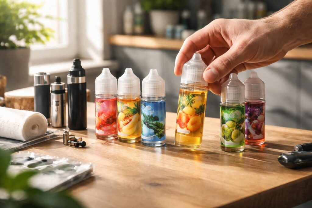 découvrez e-cig zen, votre boutique en ligne idéale pour débutants. explorez notre sélection d’e-liquides incontournables à essayer dès le départ pour une expérience de vape réussie.