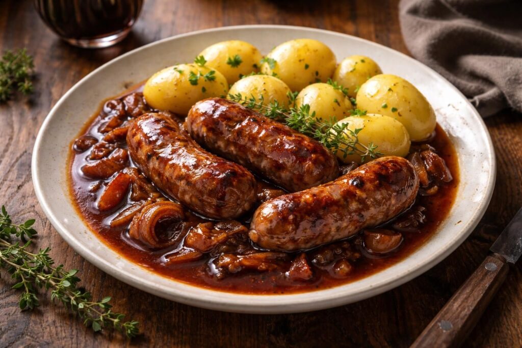 découvrez la recette express des diots au vin rouge façon mamie, prête en seulement 6 minutes pour un repas savoureux et rapide.