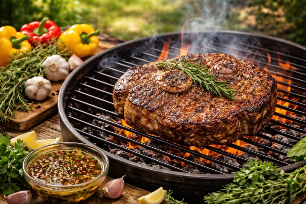 découvrez les secrets d'une marinade parfaite pour une rouelle de porc au barbecue, afin d'obtenir une cuisson savoureuse et tendre à chaque fois.