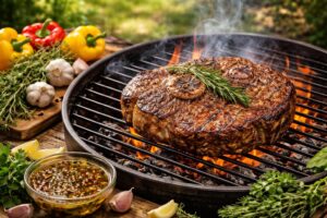 découvrez les secrets d'une marinade parfaite pour une rouelle de porc au barbecue, afin d'obtenir une cuisson savoureuse et tendre à chaque fois.